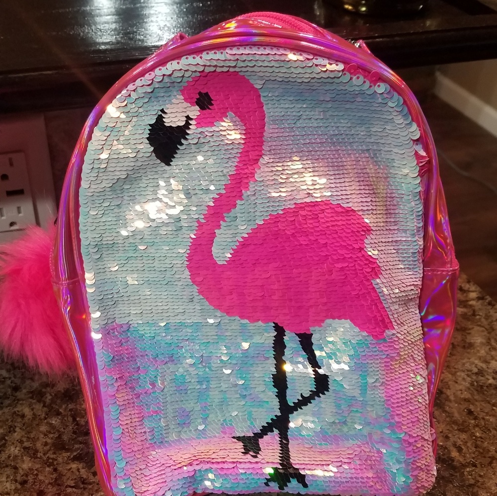 New! Flamingo Mini Backpack